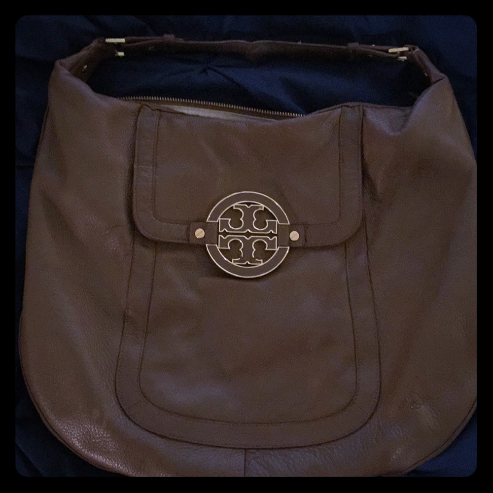 Medium leather tan Tory Burch handbag